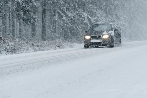 Driving in snow