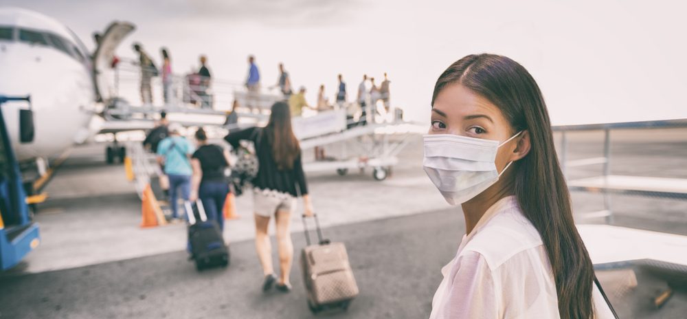 Traveling with face mask