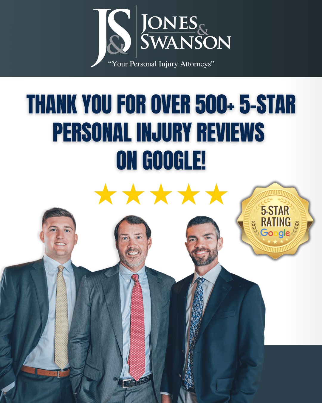 500+ 5 Star Reviews